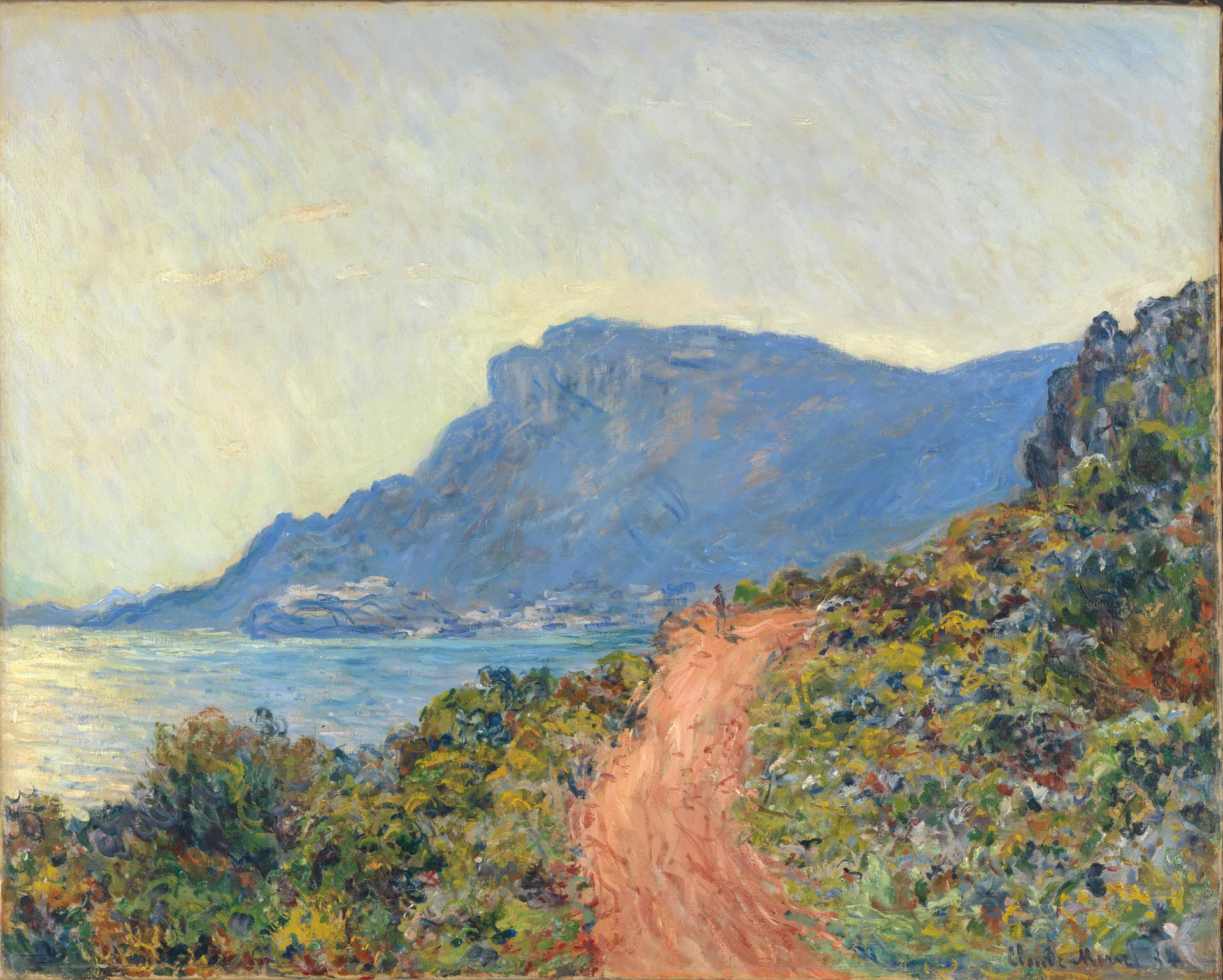 La Corniche near Monaco by Claude Monet, 1884